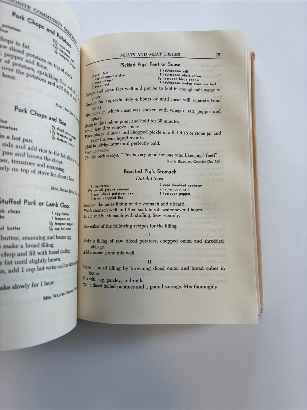 Bundle 2/$30! Vintage Mennonite Cookbook 1990 Printing